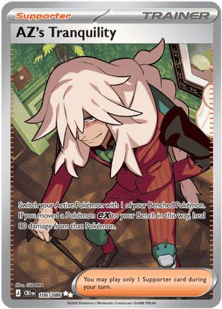 AZ's Tranquility 106/086 [ME04 Chaos Rising]  - Holofoil