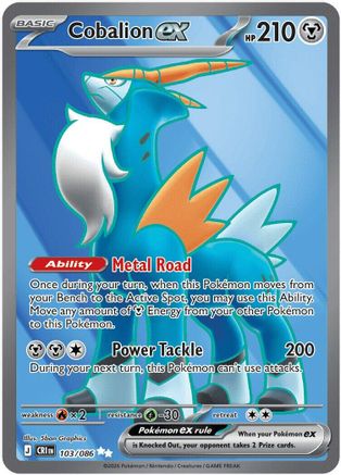 Cobalion ex 103/086 [ME04 Chaos Rising]  - Holofoil