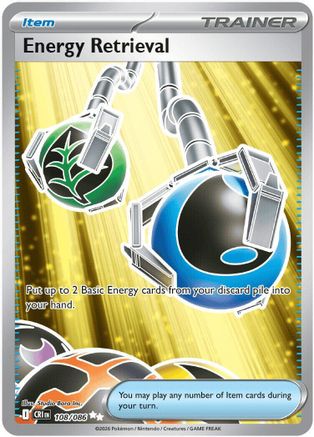 Energy Retrieval 108 [ME04 Chaos Rising]  - Holofoil