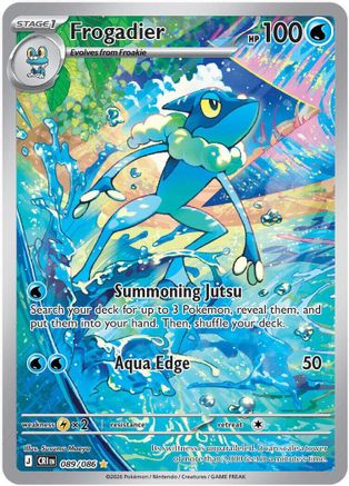 Frogadier 089/086 [ME04 Chaos Rising]  - Holofoil