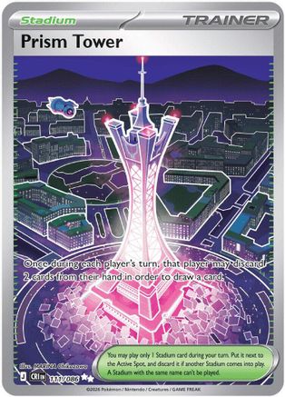 Prism Tower 111/086 [ME04 Chaos Rising]  - Holofoil