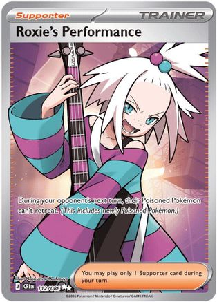 Roxie's Performance 112/086 [ME04 Chaos Rising]  - Holofoil