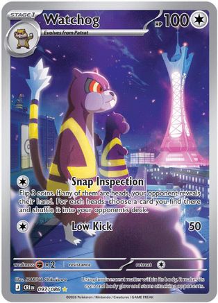 Watchog 097/086 [ME04 Chaos Rising]  - Holofoil