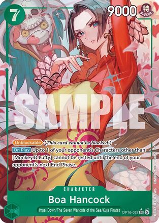 Boa Hancock (Alternate Art) (OP16-032)  [The Time of Battle] Foil