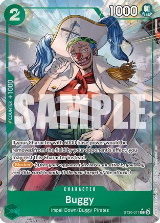 Buggy (Full Art) (ST30-011)  [Starter Deck EX: Luffy & Ace] Foil
