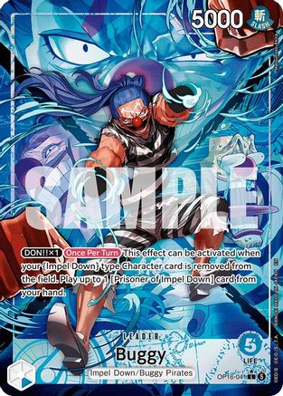 Buggy (041) (Alternate Art) (OP16-041)  [The Time of Battle] Foil