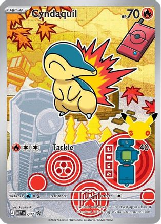 Cyndaquil 047 [ME Mega Evolution Promo]  - Holofoil