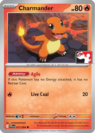 Charmander 011/094 [Prize Pack Series Cards]
