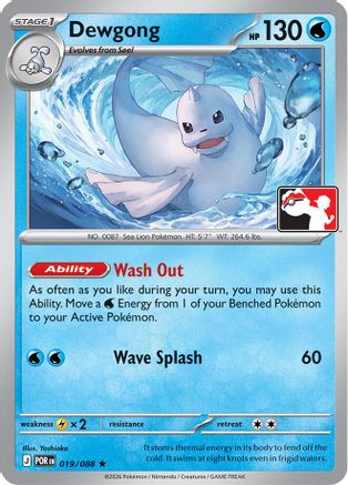 Dewgong 019/088 [Prize Pack Series Cards]
