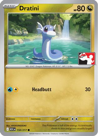 Dratini 150/217 [Prize Pack Series Cards]