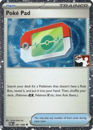 Poke Pad 081/088 [Prize Pack Series Cards]  - Holofoil