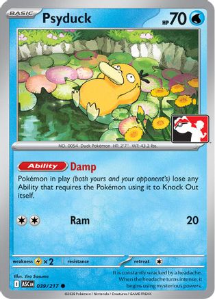 Psyduck 039/217 [Prize Pack Series Cards]