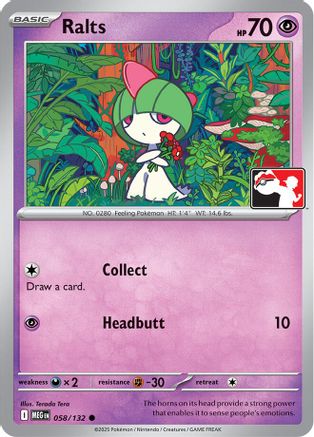 Ralts 058/132 [Prize Pack Series Cards]