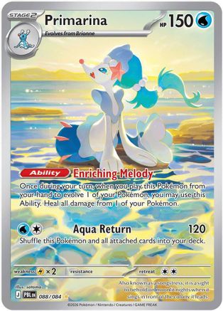 Primarina 088/084 [ME05 Pitch Black]  - Holofoil