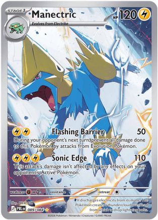 Manectric 089/084 [ME05 Pitch Black]  - Holofoil