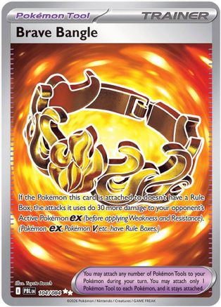Brave Bangle 104 [ME05 Pitch Black]  - Holofoil