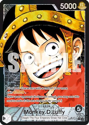 Monkey.D.Luffy (079) (Alternate Art) (OP17-079)  [The World's Strongest Warriors] Foil