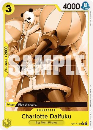 Charlotte Daifuku (Pandaman Art) (OP17-107)  [The World's Strongest Warriors]