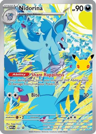 Nidorina 101 [ME Mega Evolution Promo]  - Holofoil