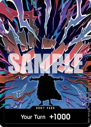 DON!! Card (Double Pack Set Vol. 12) (Rocks D. Xebec)  [The World's Strongest Warriors] Foil