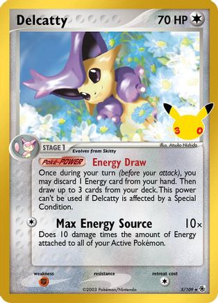 Delcatty 005/109 [ME 30th Celebration Classic Collection]  - Holofoil