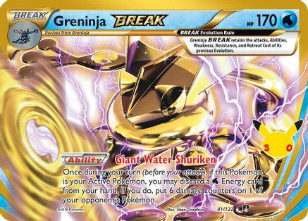 Greninja BREAK 041/122 [ME 30th Celebration Classic Collection]  - Holofoil