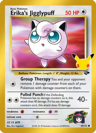 Erika's Jigglypuff 069/132 [ME 30th Celebration Classic Collection]  - Holofoil