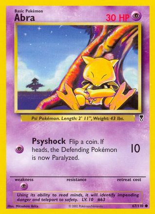 Abra 067/110 [Legendary Collection]  - Reverse Holofoil