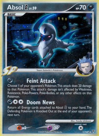 Absol G 001 [Supreme Victors]  - Holofoil