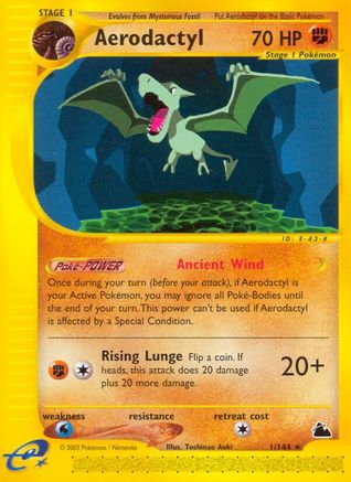 Aerodactyl 001 [Skyridge]  - Reverse Holofoil