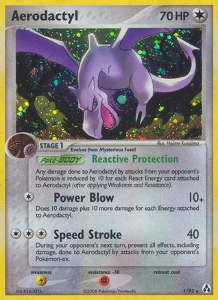 Aerodactyl 001 [Legend Maker]  - Holofoil