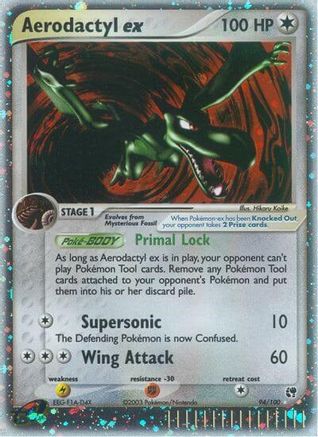 Aerodactyl ex 094 [Sandstorm]  - Holofoil