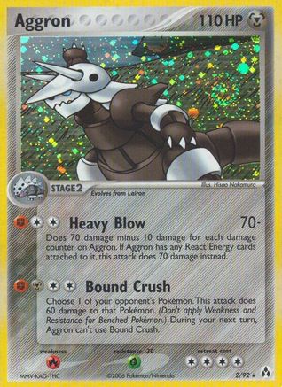 Aggron 002 [Legend Maker]  - Holofoil