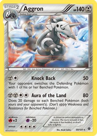 Aggron 059 [Plasma Blast]  - Reverse Holofoil