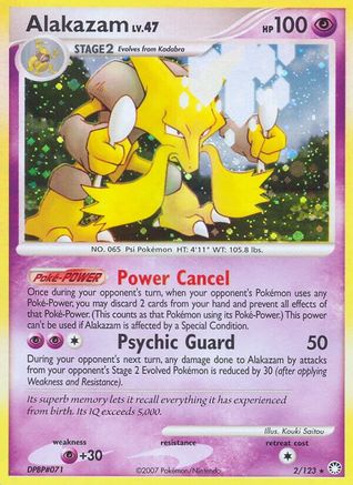 Alakazam 002/123 [Mysterious Treasures]  - Reverse Holofoil