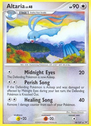 Altaria 018 [Platinum]  - Reverse Holofoil