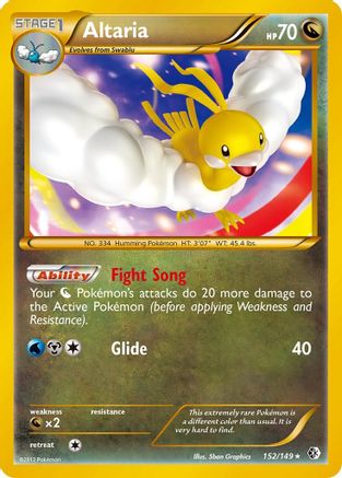 Altaria 152 [Boundaries Crossed]  - Holofoil