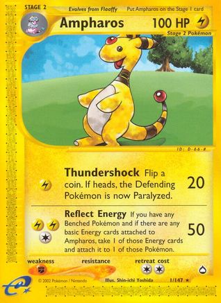Ampharos 001 [Aquapolis]