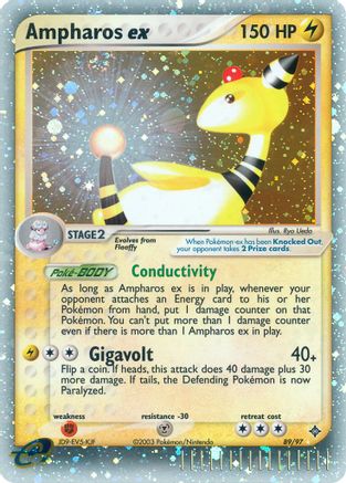 Ampharos ex 089 [Dragon]  - Holofoil