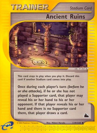 Ancient Ruins 119 [Skyridge]  - Reverse Holofoil