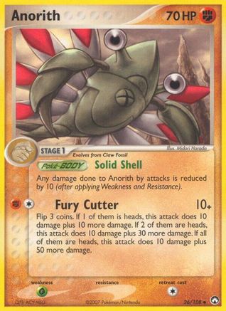 Anorith 026 [Power Keepers]  - Reverse Holofoil