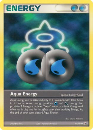Aqua Energy 086 [Team Magma vs Team Aqua]  - Reverse Holofoil