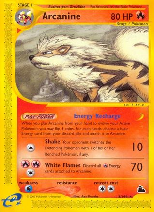 Arcanine (3) 003 [Skyridge]  - Reverse Holofoil