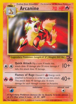 Arcanine 006/53 [WoTC Promo]