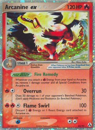 Arcanine ex 083 [Legend Maker]  - Holofoil