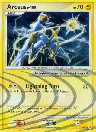 Arceus (AR6) AR6 [Arceus]  - Holofoil