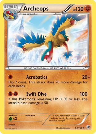 Archeops 054/101 [Plasma Blast]  - Reverse Holofoil