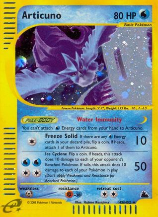 Articuno (H3) 0H3 [Skyridge]  - Holofoil