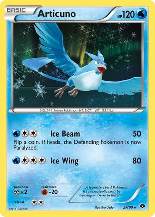 Articuno 027/99 [Next Destinies]  - Reverse Holofoil