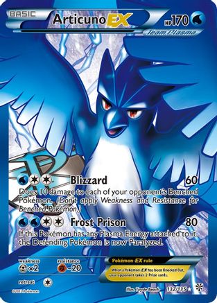 Articuno EX (Team Plasma) (132 Full Art) 132 [Plasma Storm]  - Holofoil